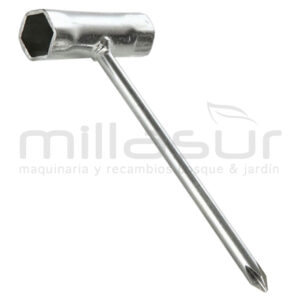 LLAVE DE BUJIAS 13-19 X 80 X 180 ESTRELLA