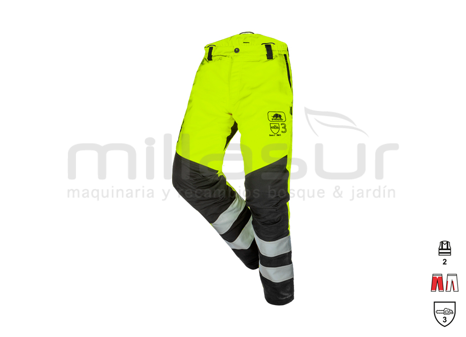 PANTALON ANTICORTE CLASE 3 ALTA VISIBILIDAD (2) AMARILLO – TALLA M PANTALON ANTICORTE CLASE 3 ALTA VISIBILIDAD (2) AMARILLO – TALLA M