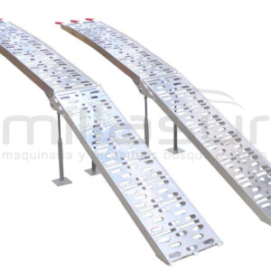 RAMPAS ALUMINIO PLEGABLES CURVAS 2260 X 300 ( HASTA 1360 KGS./JUEGO)