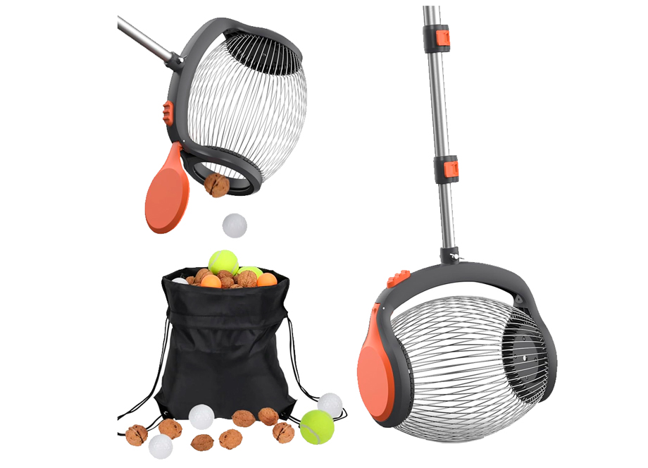 RECOGEDOR MANUAL PARA FRUTOS EN SUELO - TELESCÓPICO 60-135 CM
