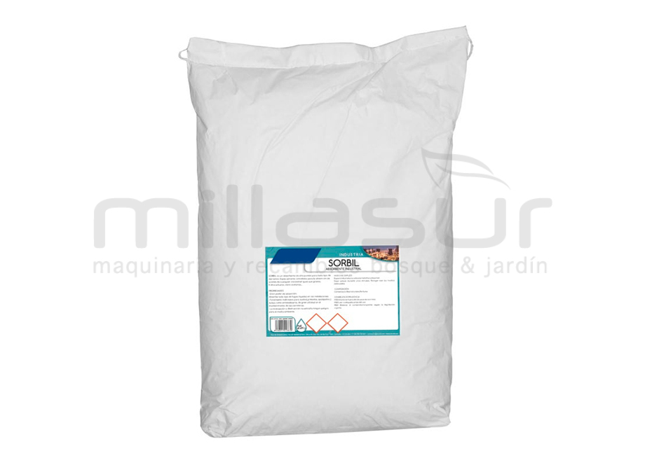 SACO DE ABSORBENTE INDUSTRIAL SORBIL 25KG SACO DE ABSORBENTE INDUSTRIAL SORBIL 25KG