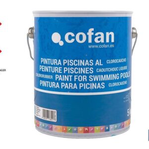 Pintura Piscinas Clorocaucho | Color Azul y Azul Oscuro | Capacidad 5 Kg