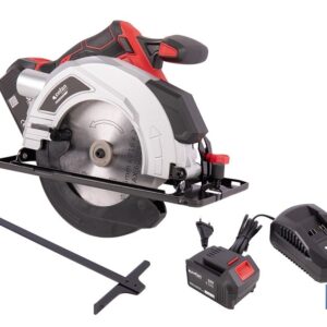 Sierra circular a batería 20 V con motor brushless | Disco de corte de Ø185 mm | 3650 rpm | Corte de profundidad hasta 50 mm | Incluye accesorios | Disponible con y sin batería y cargador