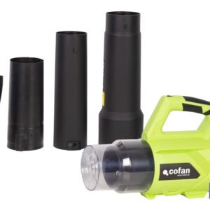 Sopladora a batería 20 V con 2 velocidades y motor de 22.500 rpm | Ligera, ergonómica y potente | Disponible con y sin batería y cargador