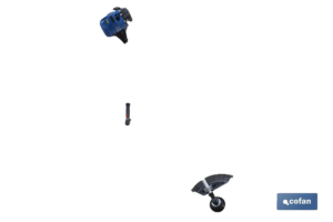 Desbrozadora de gasolina | Motor 2 tiempos | 51,7 cc | Motor eficiente | Incluye manillar plegable y arnés doble Desbrozadora de gasolina | Motor 2 tiempos | 51,7 cc | Motor eficiente | Incluye manillar plegable y arnés doble